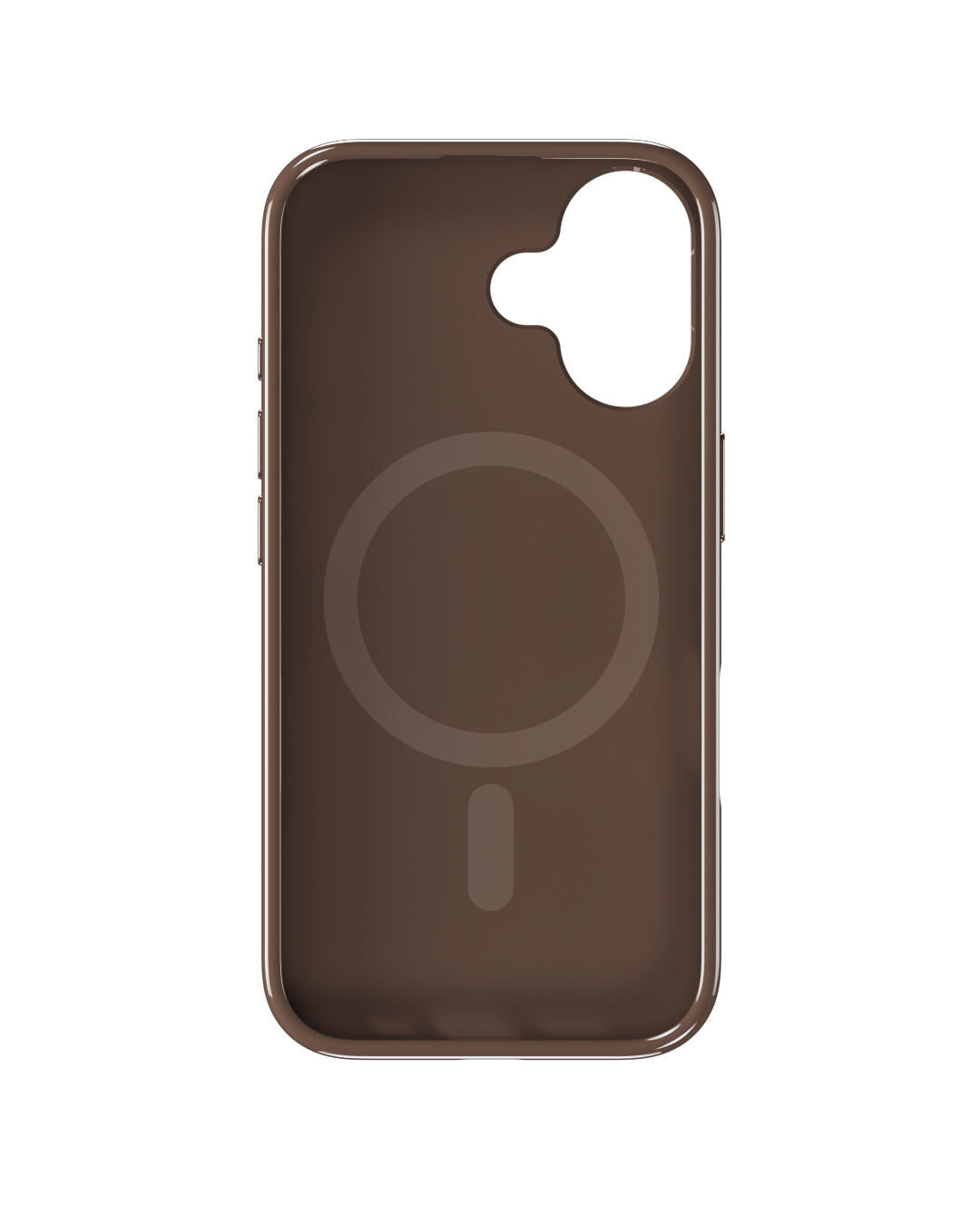 MagSafe iPhone cover - Chocolate/Beige